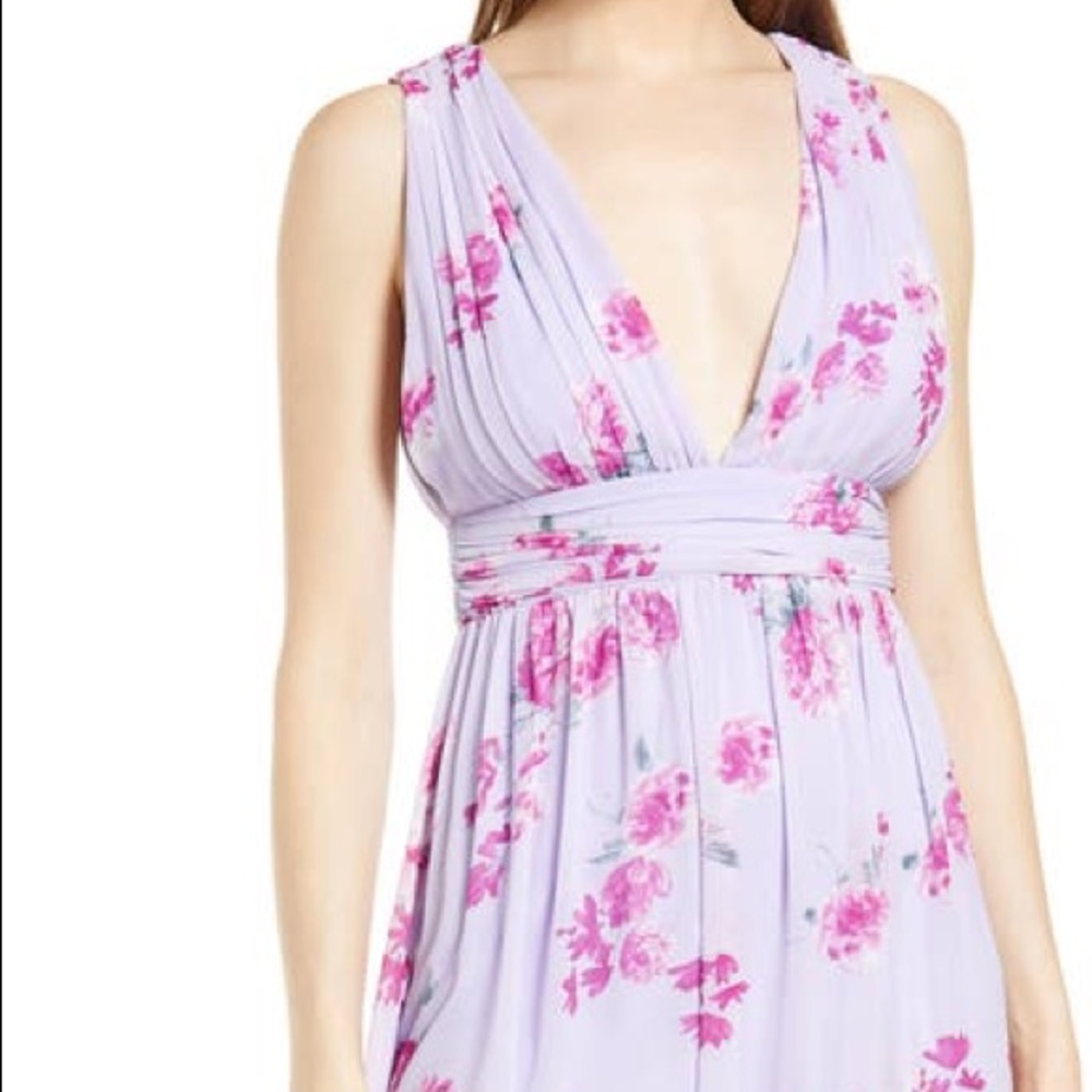 Lulu’s Heavenly Hues Floral Evening Gown